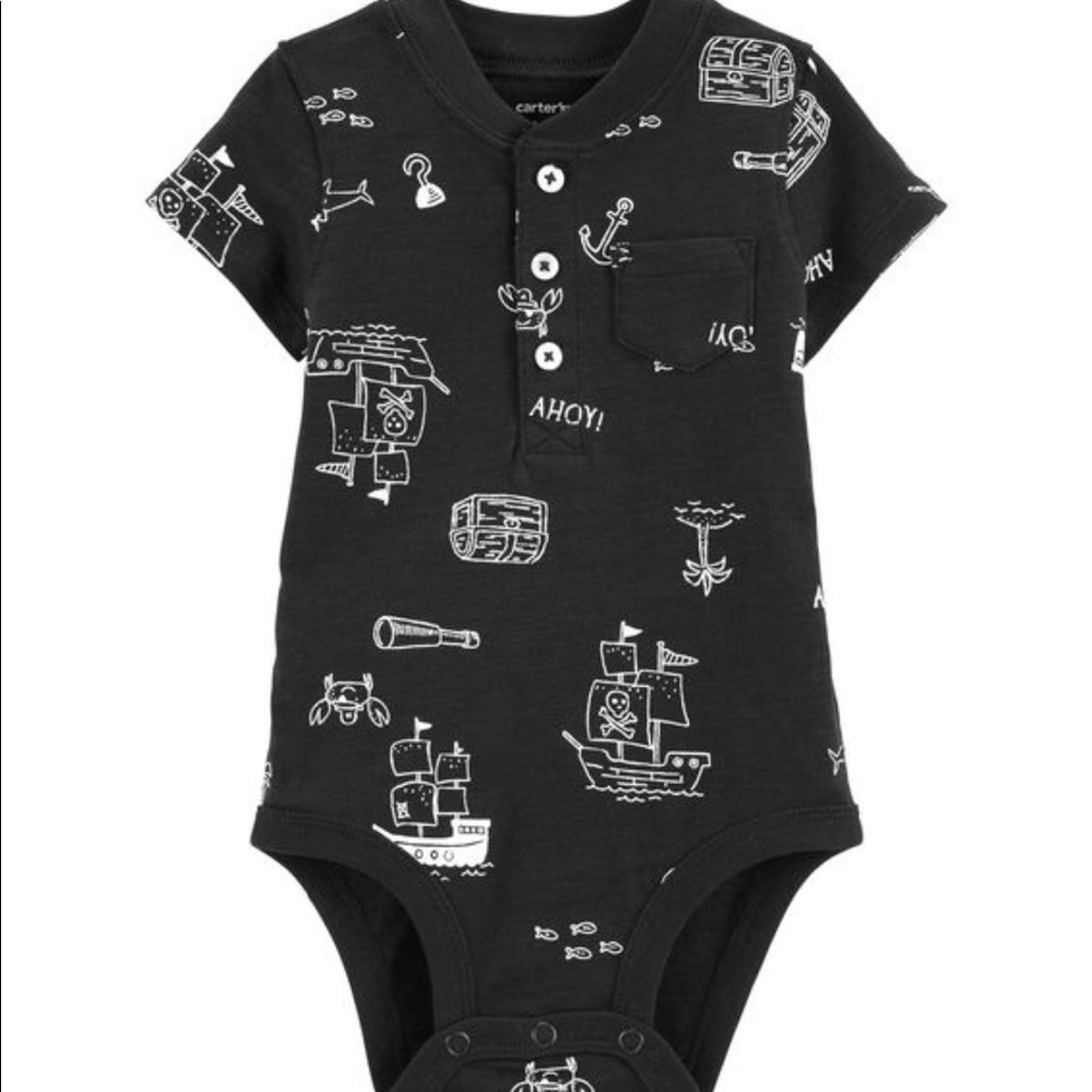 Carter’s 6m boys  pirate onesie